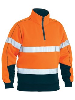 Taped Hi Vis 1/4 Zip Fleece Pullover