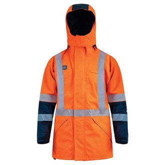 BISON ARCGUARD HI VIS SAFTY PLUS JACKET, TTMC-W17, X-BACK