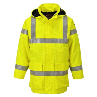 HI VIS FIRE RETARDANT JACKET,  LIGHTWEIGHT. 