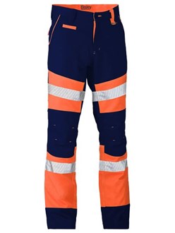 BISLEY HI VIS WORK PANTS - Reflective Tape | 