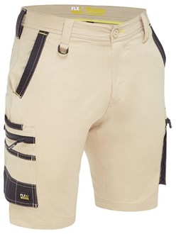 Flx & Move  4-Way Stretch Zip Cargo Short