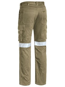 LIGHTWEIGHT COOL CARGO WORK PANTS - ,  Reflective Tape, 100% Cotton