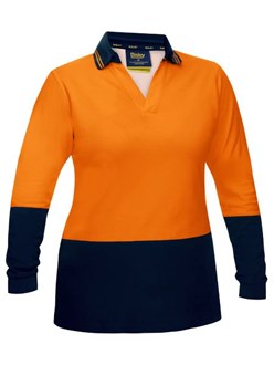 Women's Hi Vis V-Neck Polo