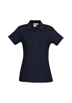 WOMENS CREW FB POLO - PolyCotton Mix UPF Protection