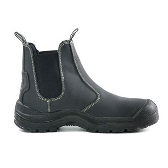 Grizzly Slip On Safety Boot Black