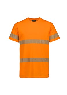 MENS HI VIS TAPED COTTON TEE - Soft, Comfortable, Breathable