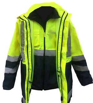 SUMMIT PRO JACKET- Showerproof, Zip Out Fleece Lined Vest. 2in1 Jacket & Vest
